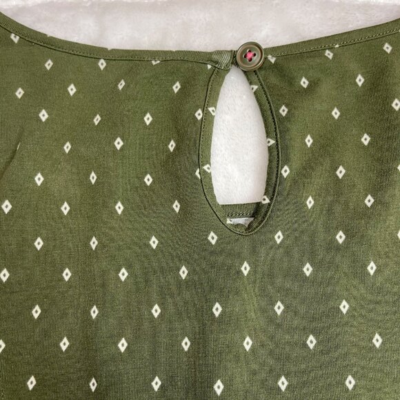 Matilda Jane Through Generations Top Women's Small Green Floral Embroidered Boho - Picture 11 of 13